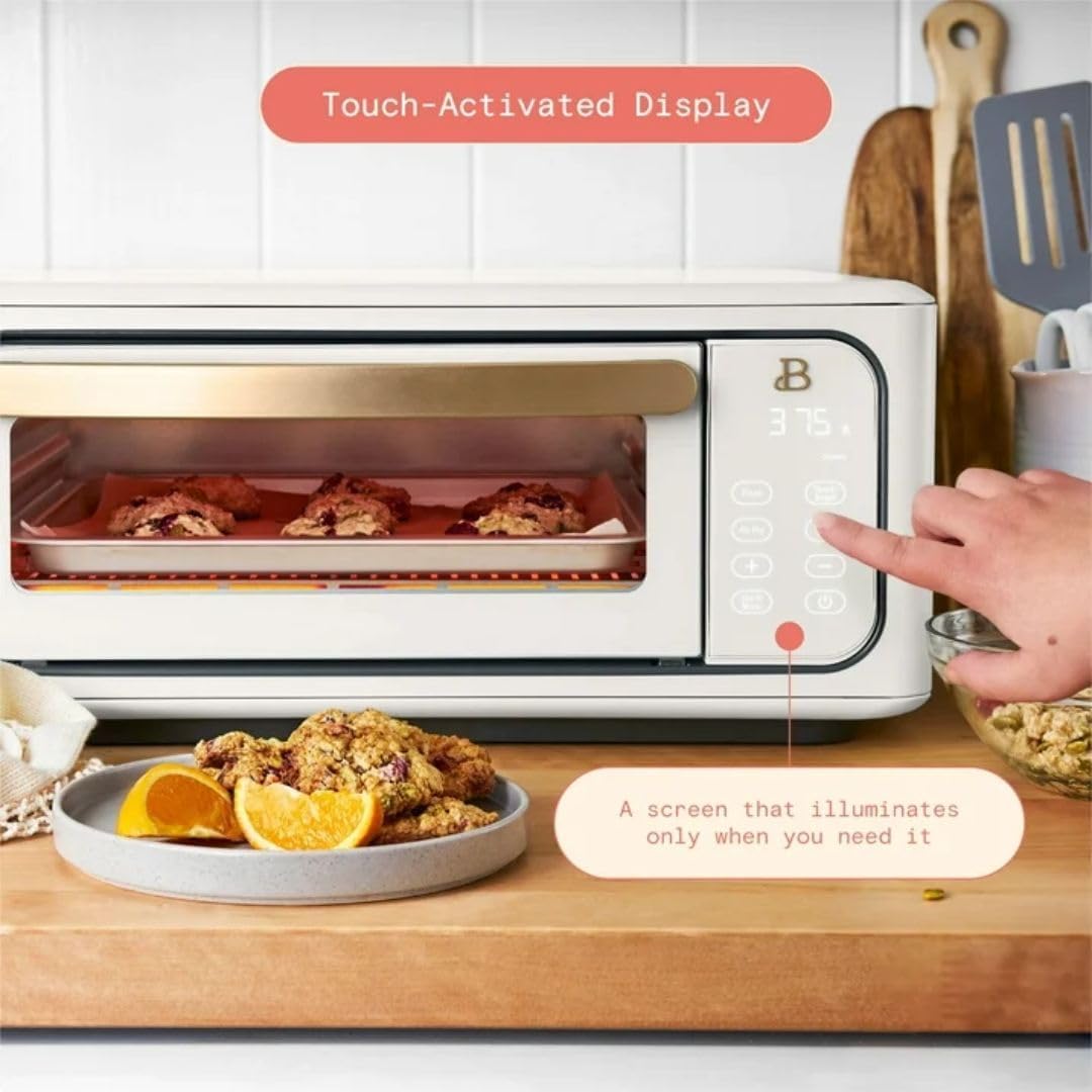 Beautiful Infrared Air Fry Toaster Oven 1800W with 9-Slice Capacity and Multi-Function Cooking