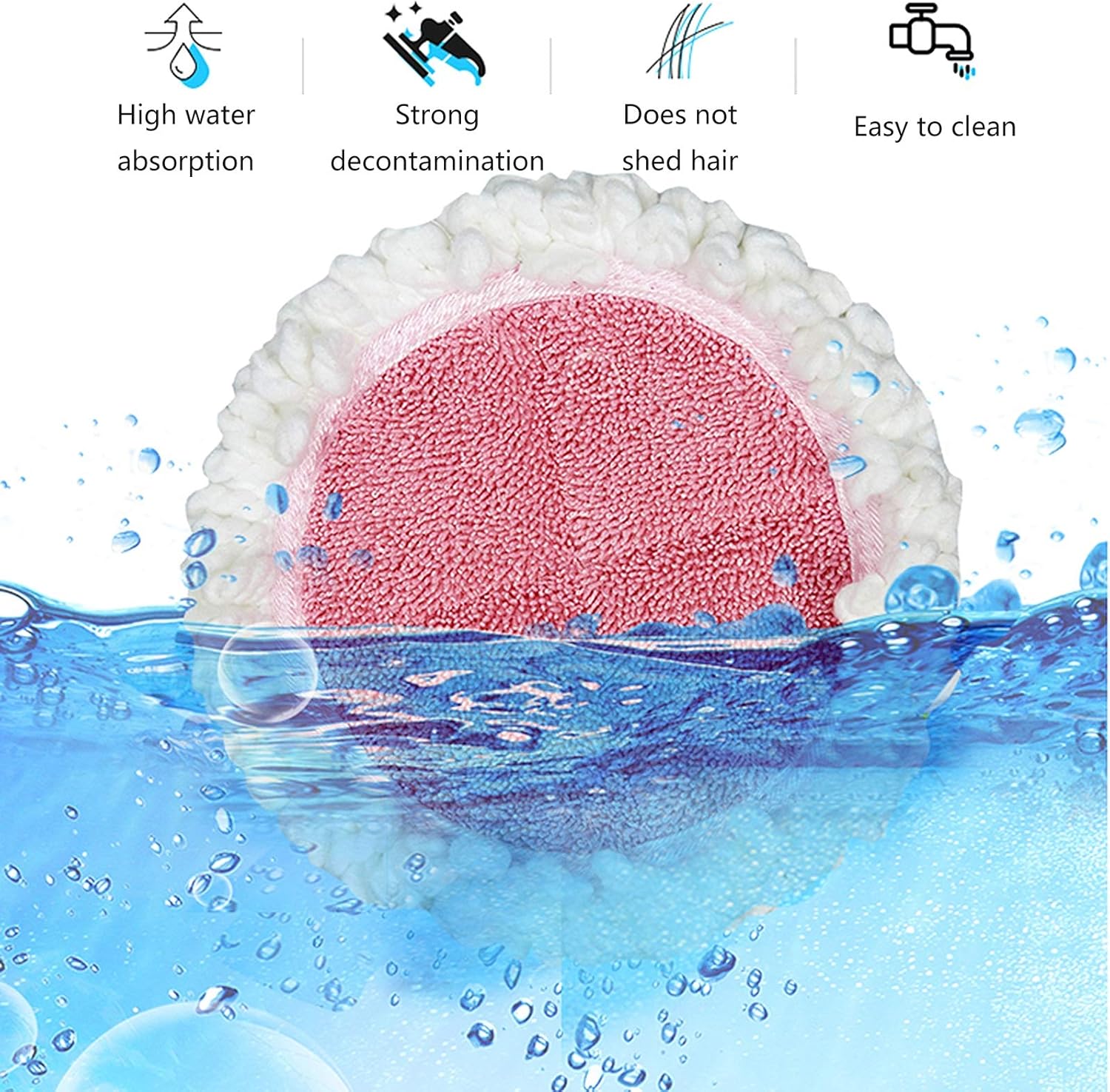 Steam Mops Home Wireless Electric Mop Mopping Machine Cleaning Machine Hand-Held Vacuum Floor And Carpet Steam Cleaner with LED Light Orange