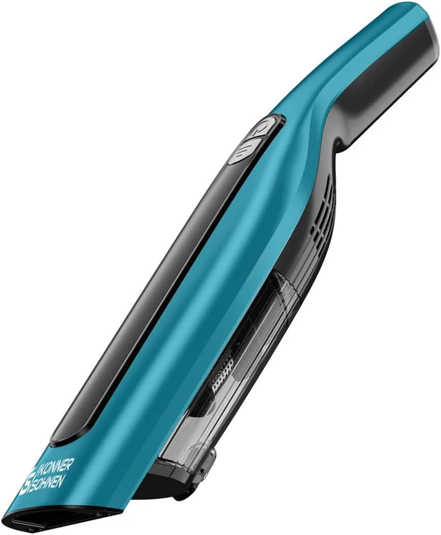 K&S Könner&Söhnen Car Vacuum Cleaner - 16000 Pa 120W Portable Powerful Handheld Mini Vacuum Cleaner – Lightweight, LED Light, Accessories for Car, RV, Boat, Travel