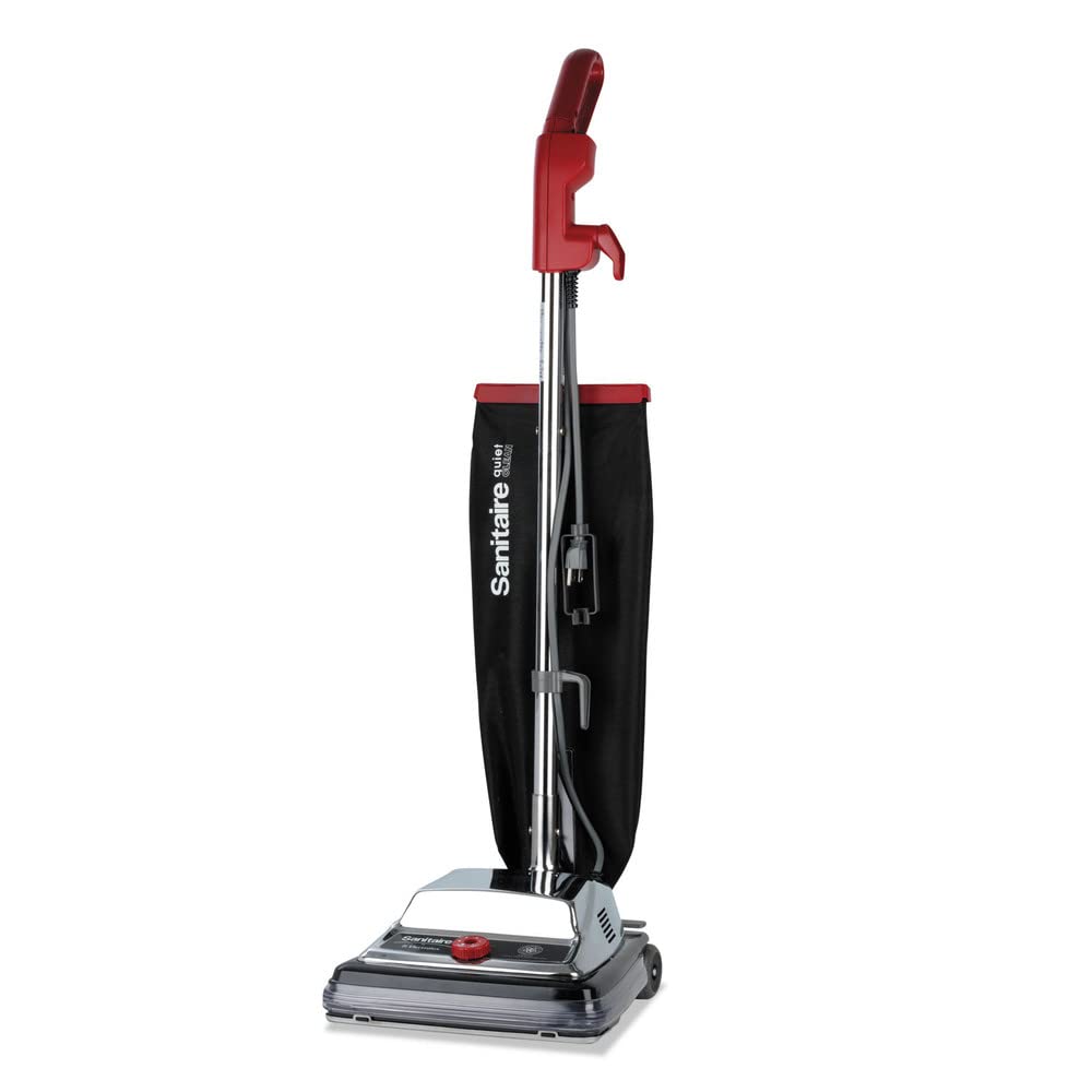 Sanitaire Tradition Commercial Bagged Upright Vacuum Cleaner with Quiet Clean, SC889B Black