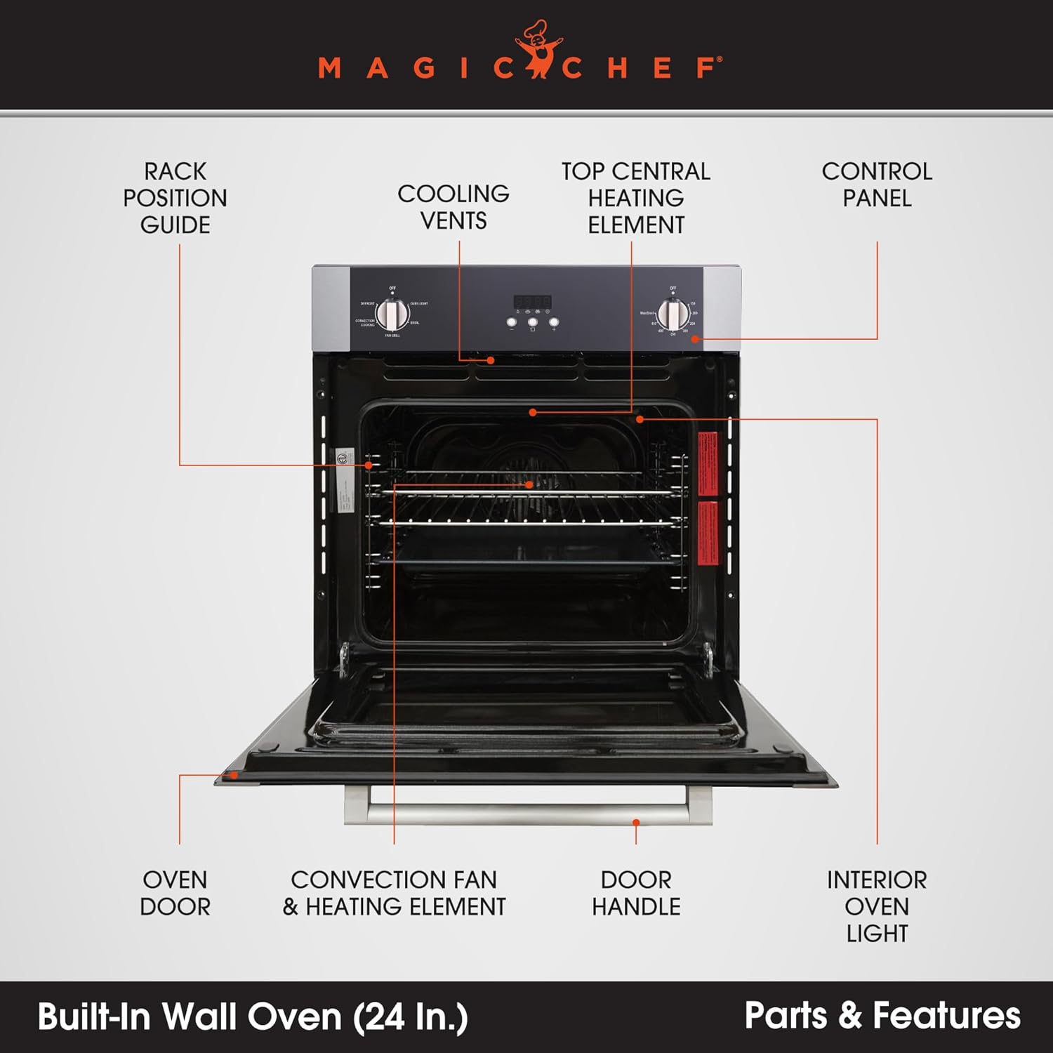 Magic Chef MCSWOE24S Electric 24