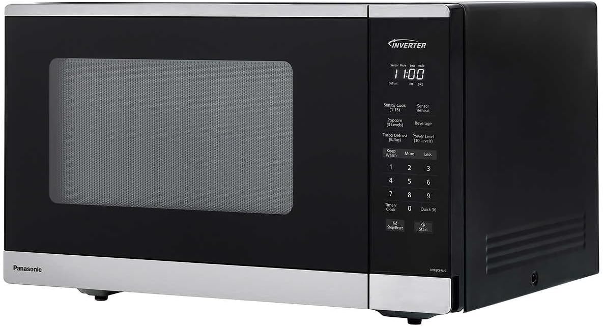 Panasonic 1.3 cu. ft. Inverter Microwave, 1200W - NN-SC67NS