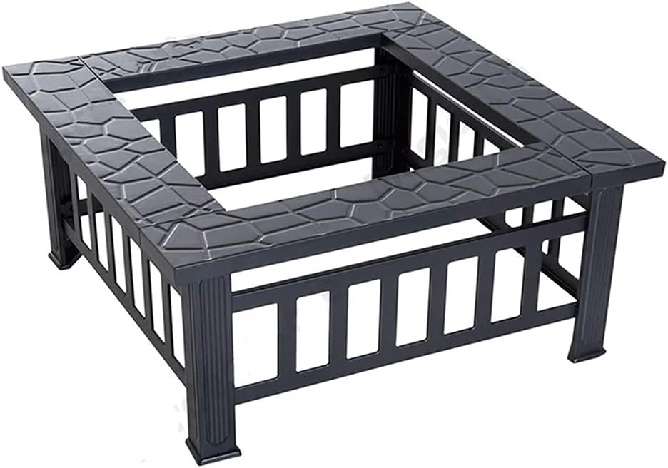 Fire Pit with Backyard Outdoor Fireplace Table Grill Camping Stove Fire Pit BBQ Outdoor Courtyard for Backyard Terrace
