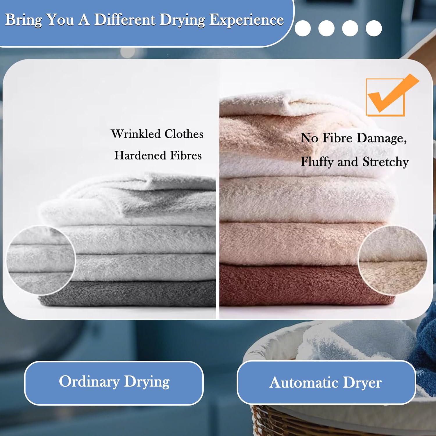 Commercial Clothes Dryer 33LB Heavy-Duty, 8KW Industrial Laundry Dryer,Stainless Steel Drum, with safety lock, Auto-Temperature Control for Hotels/Factories 220V 3PH