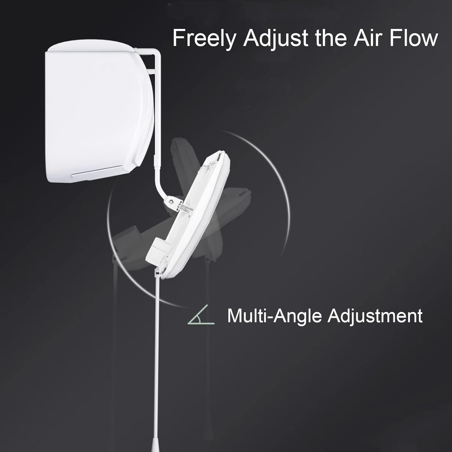 Adjustable and Universal Air Conditioner Deflector, Air Conditioning Windshield for Wall Air Conditioning, No Installation