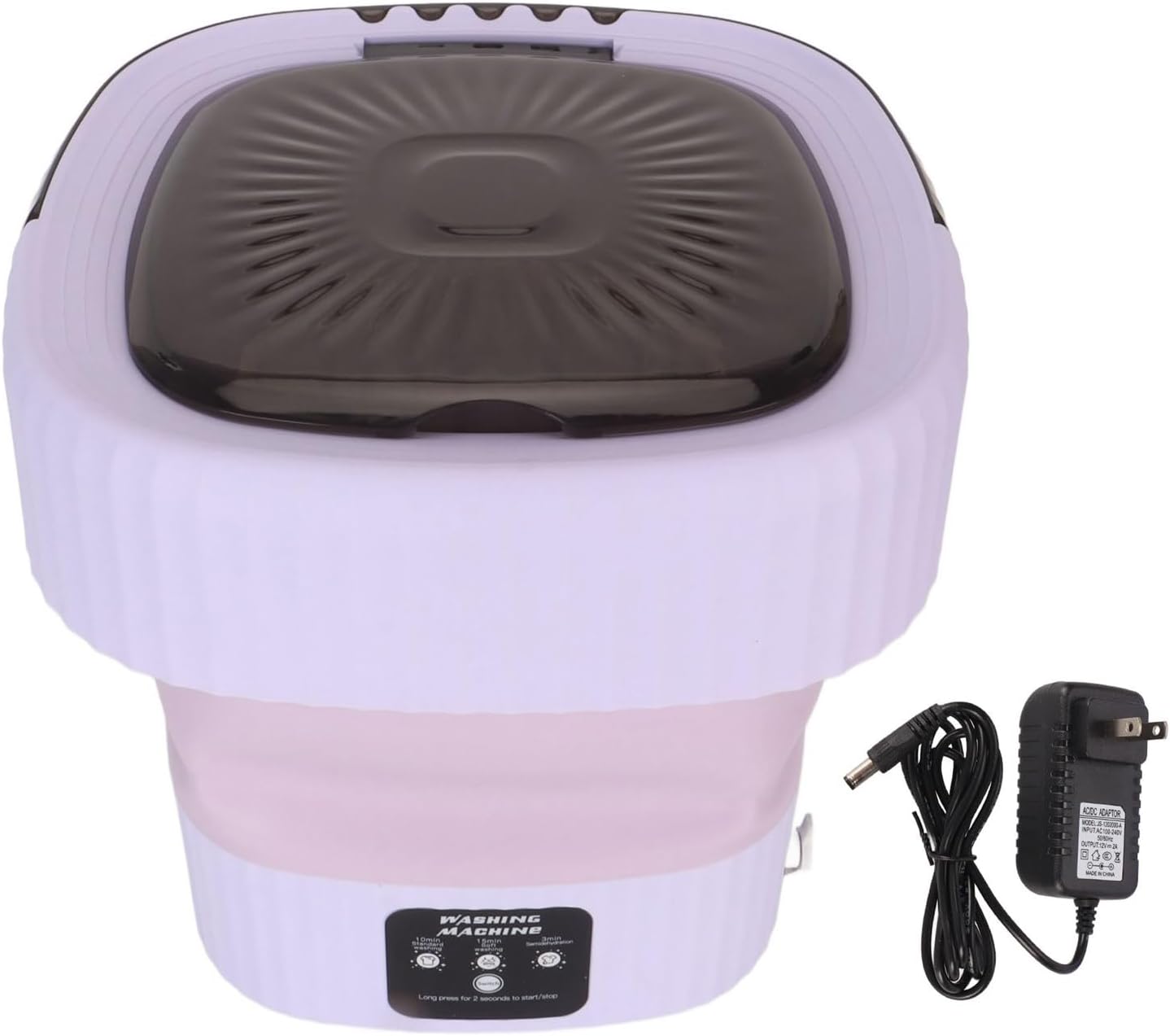 10L Portable Washing Machine, Foldable Washing Machine, Mini Underwear Laundry Machine,Dormitory Washing Machine,for Dormitory Hotel Travel (US Plug)