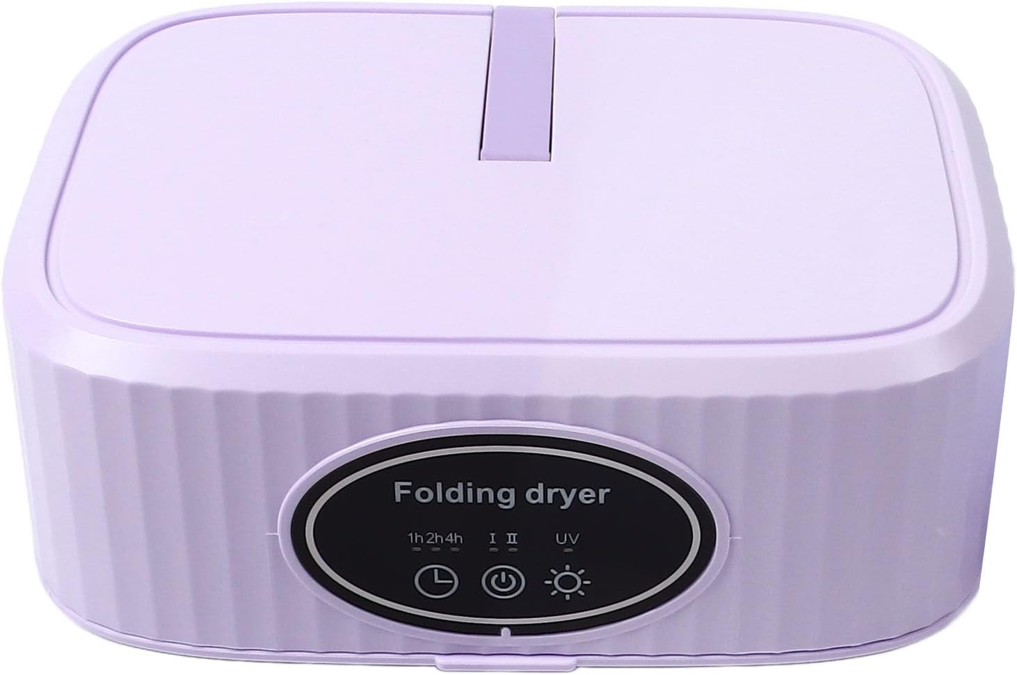 Foldable Mini Electric Laundry Dryer with Dryer Bag Timer Function Quiet US Plug 110V Portable Clothes for Light Clothes Underwear (Purple)