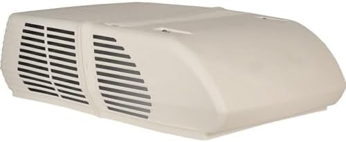 Coleman-Mach 45204-0762 Mach 10 Signature Series Low-Profile Air Conditioner with Wood Skid - 15,000 BTU, Textured White
