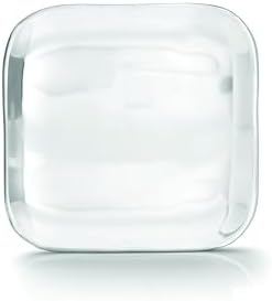 Nambé Square Platter 9-Inch Metal Alloy Serving Tray with Polished Silver Finish, Oven & Stovetop Safe for Cooking & Serving Steaks, Seafood & Appetizers, Perfect for Kitchen & Dining Table