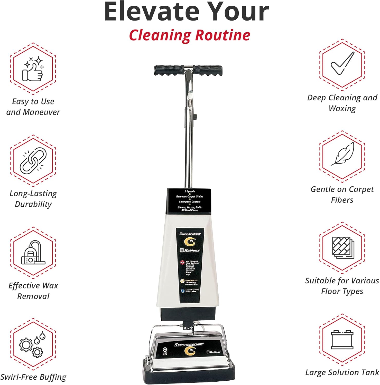 Koblenz Carpet Shampooer and Floor Polisher, 12