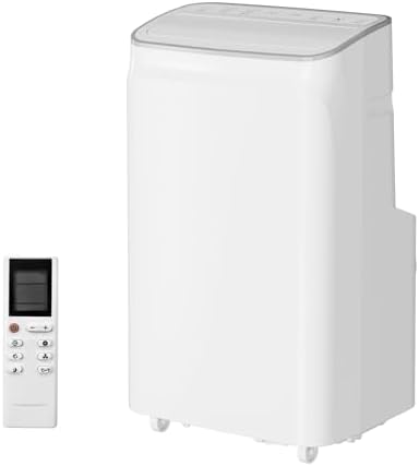 12000 BTU Portable Air Conditioners Cools Up to 550 Sq.Ft, 3-In-1 Portable AC Unit With Dehumidifier, Fan, Cooling Mode & Window Kit, Room Air Conditioner Portable for Bedroom, Living Room, Office
