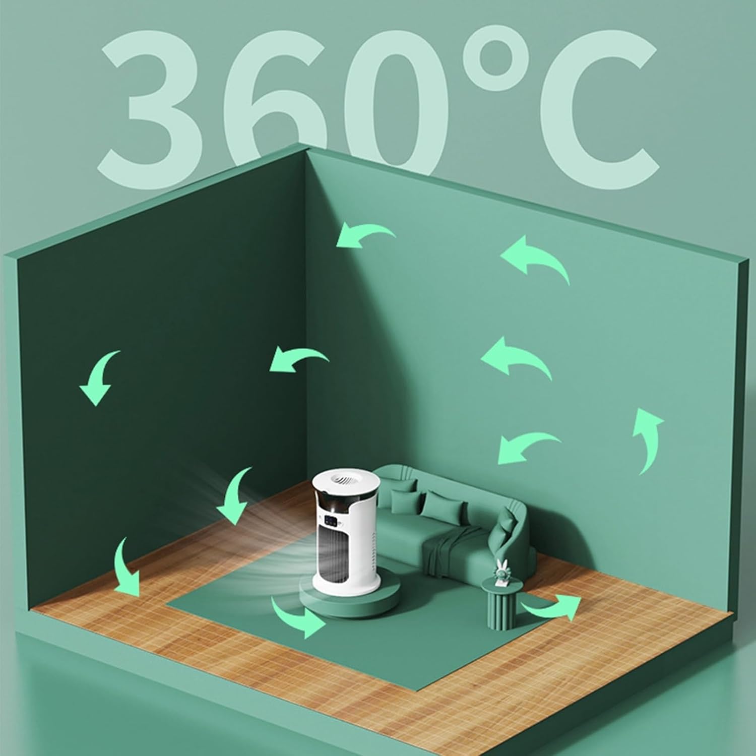 Portable Air Conditioners, Portable AC Unit With Remote Control, Powerful 3 Speeds Evaporative Air Cooler Personal Mini Air Conditioner Portable For Room Office Bedroom(B)