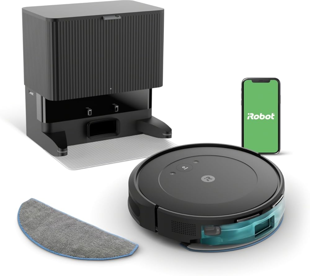 iRobot Roomba Y051020 Combo 2 Essential Robot Auto Empty Vac & Mop