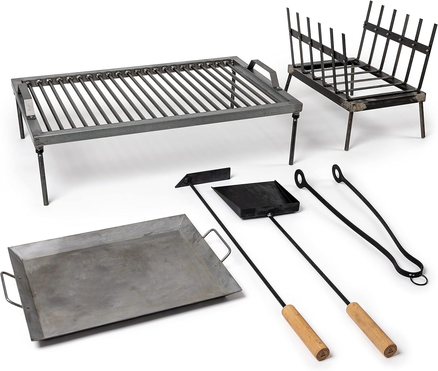 Argentine Grill - Argentinian Grills - Santa Maria Grill - Argentinian Parrilla Set with all Tools Included - BBQ Parrillas Asado