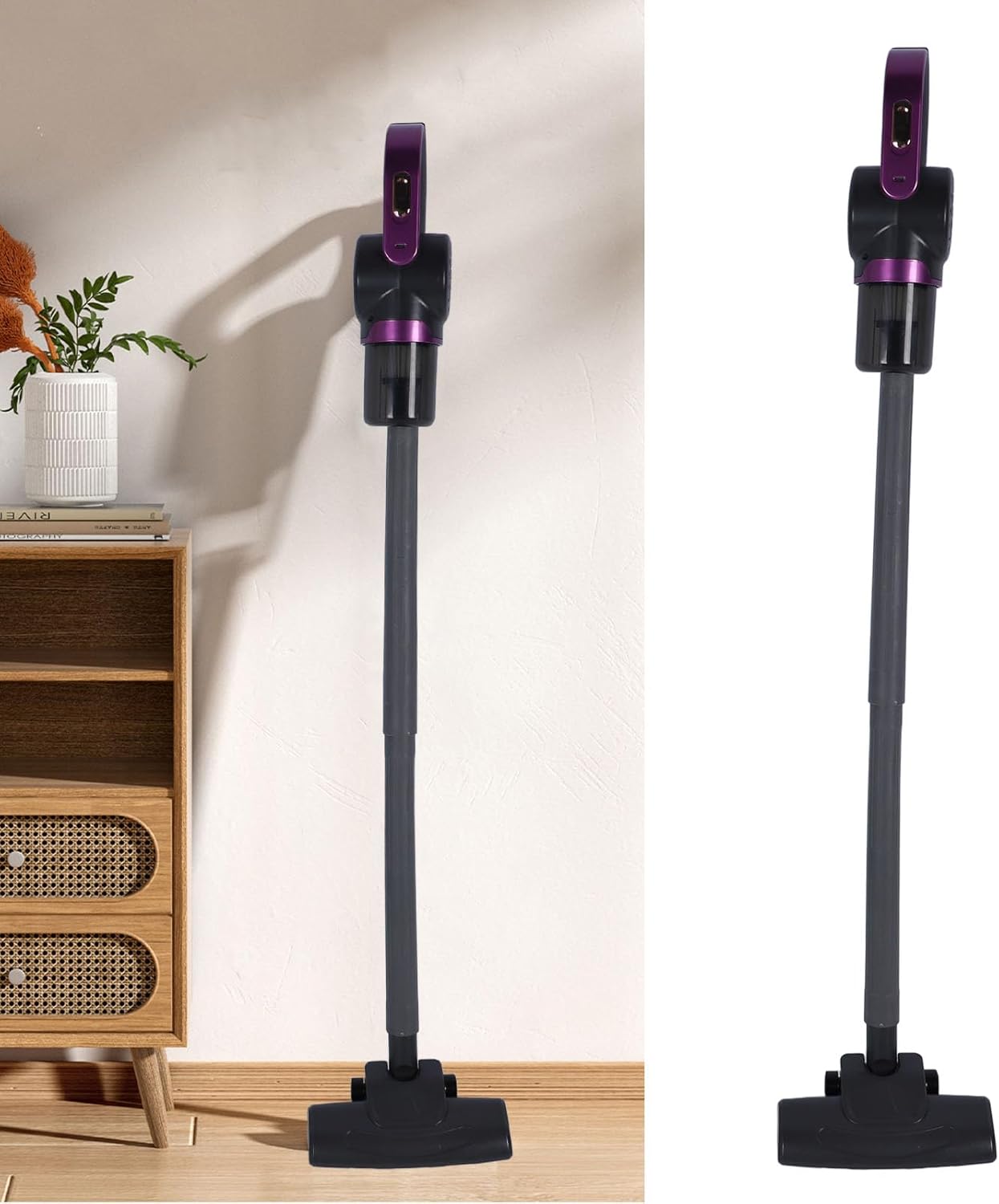 Mattress Vacuum Cleaner 8500pa, Cordless Vacuum Cleaner Bed Vacuum Cleaner Handheld Mattress Cleaner High Suction Remover for Pillows, Sheets, Mattresses