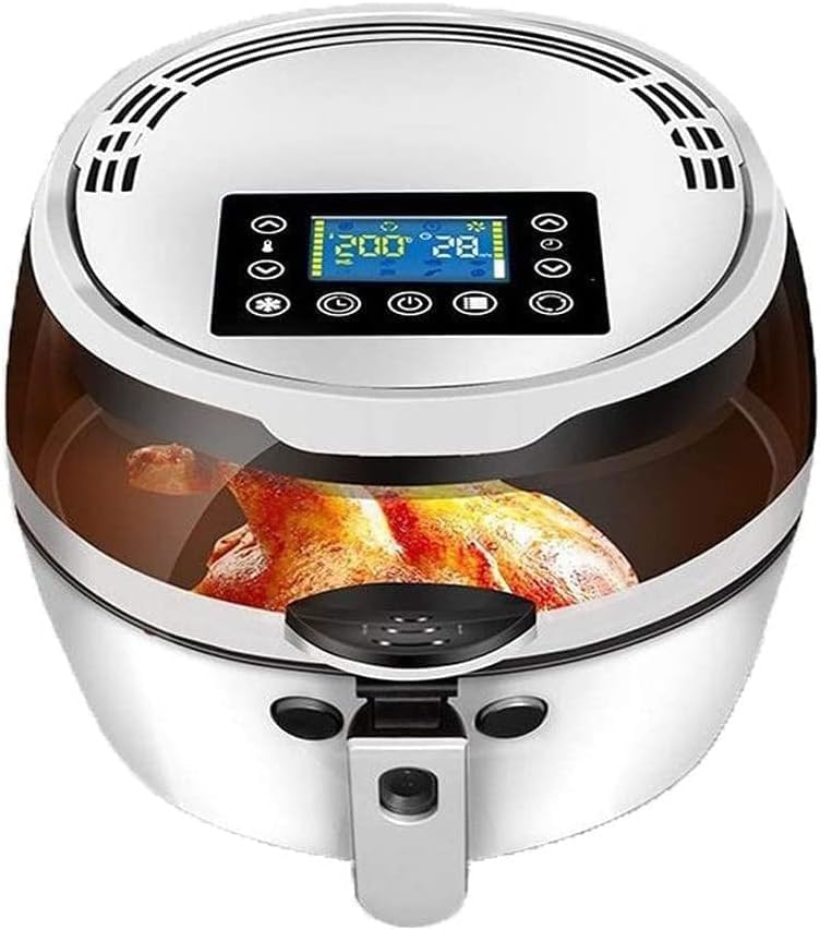oven mini oven air fryer oven Small Air Fryer, Air Fryer, Oilless Electric Cooker with Cooking Functions, LCD Digital Touch Screen with Precise Temperature Control, Nonstick Basket, 1500W, Small Air