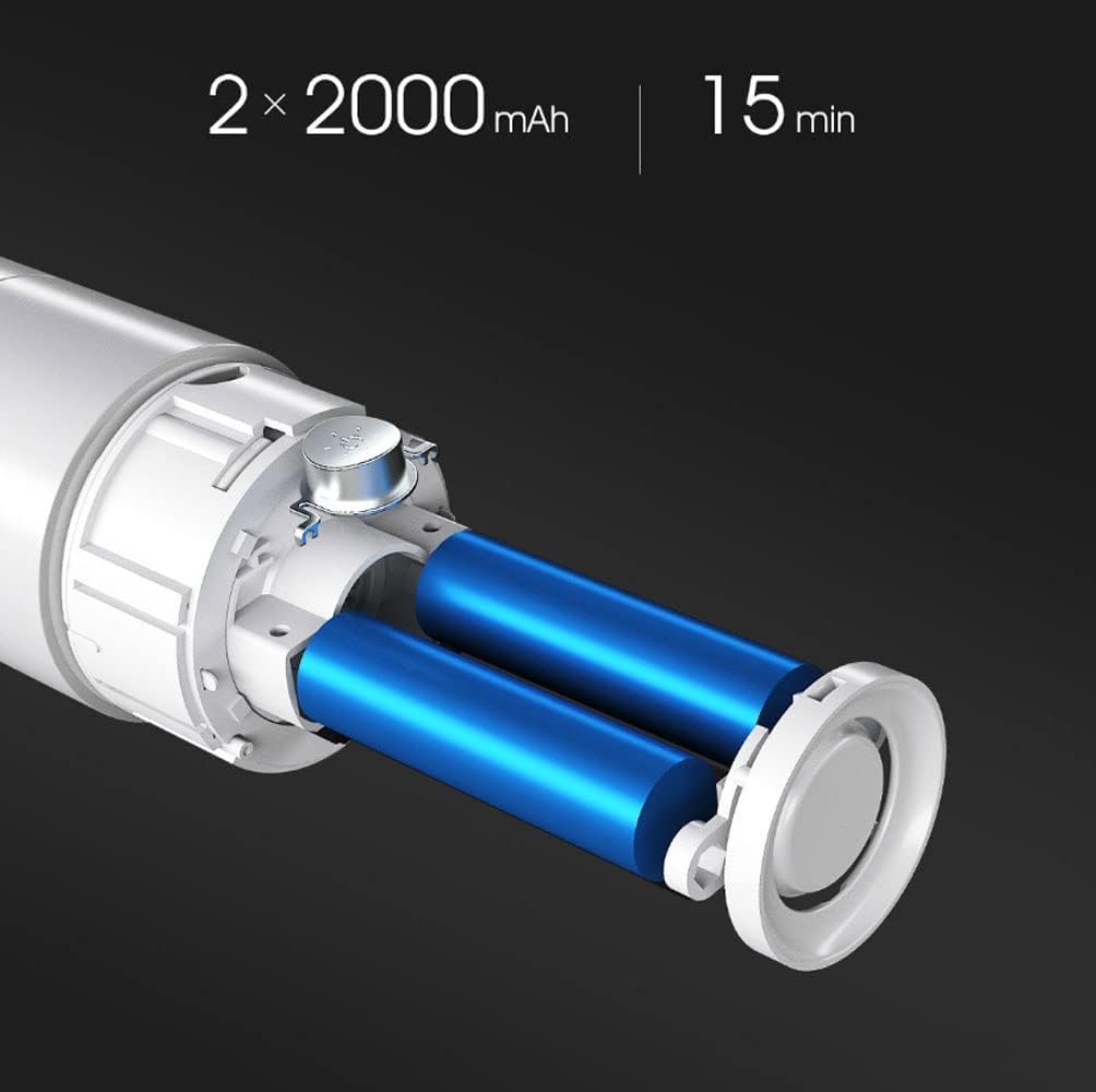 Handheld Vacuum Cordless, Portable Hand Held Car Vacuum Cleaner, USB Rechargeable Mini Vacuum for Home Office Pet Hair Cleaning (Color : Gray)