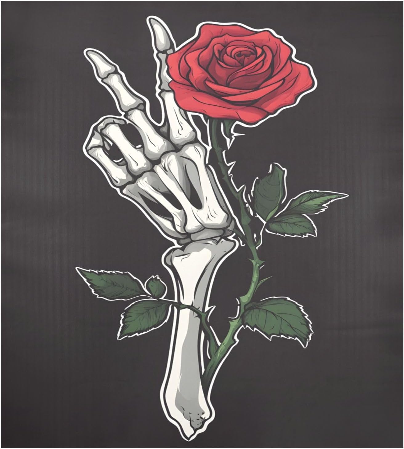 Dishwasher Magnet Cover Large Magnetic Stickers Skull with Rose Front Dishwasher Cover Reusable Decal for Home Kitchen Anti-Scratch Refrigerator Decorative Lid Washing Machine Laundry 23