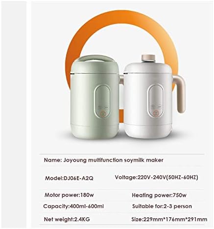 Soymilk Maker Household Mini Cooker Multi Functions Food Blender Convenient Hot Pot Food Mixer(Onecolor)