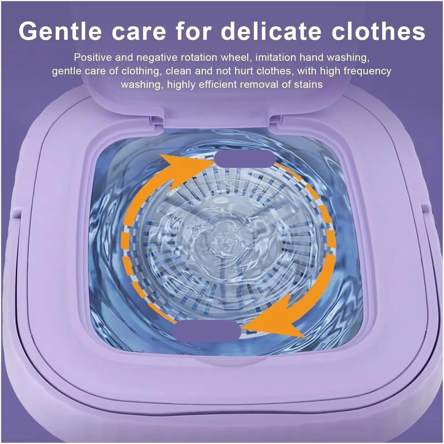 Portable Small Foldable Washing Machine with Spin Dryer For Socks Underwear Panties Washer Household Mini Washing Machine,for Travel,Camping, RV & Dorms