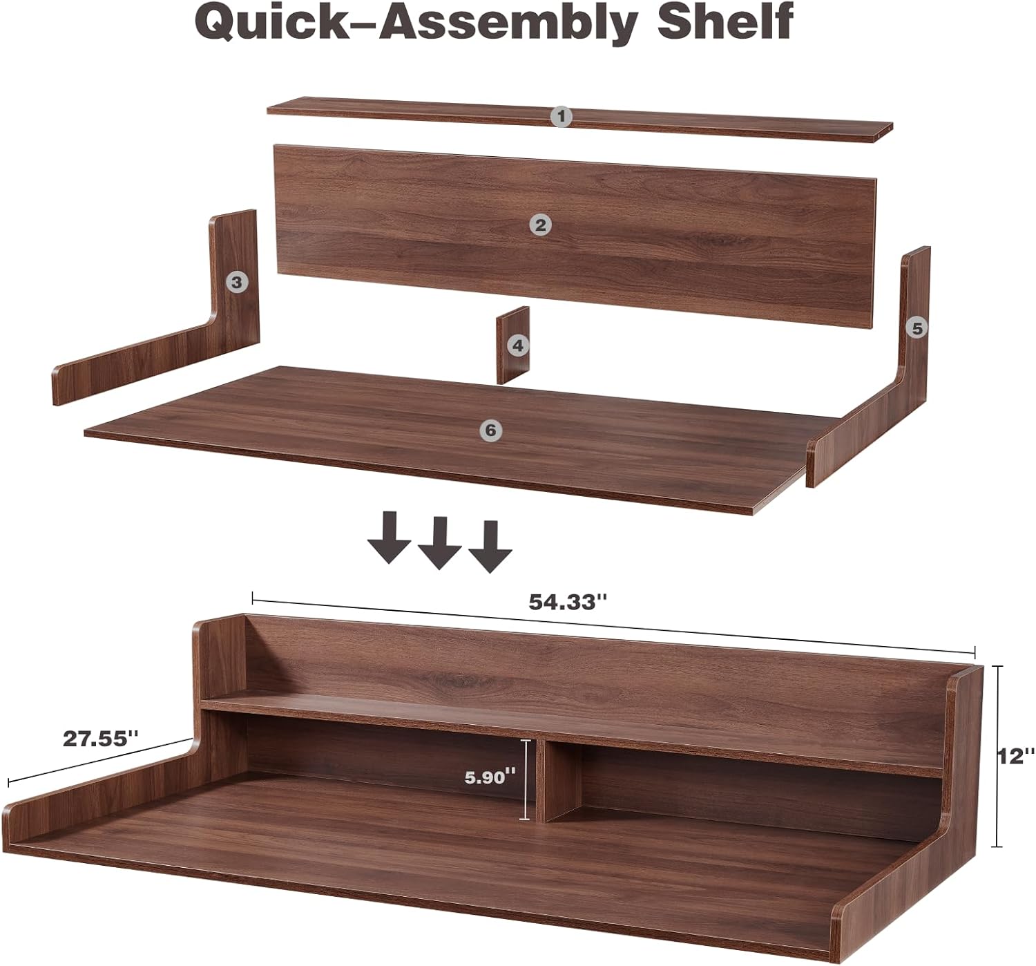 2-Tier Washer Dryer Countertop, 54