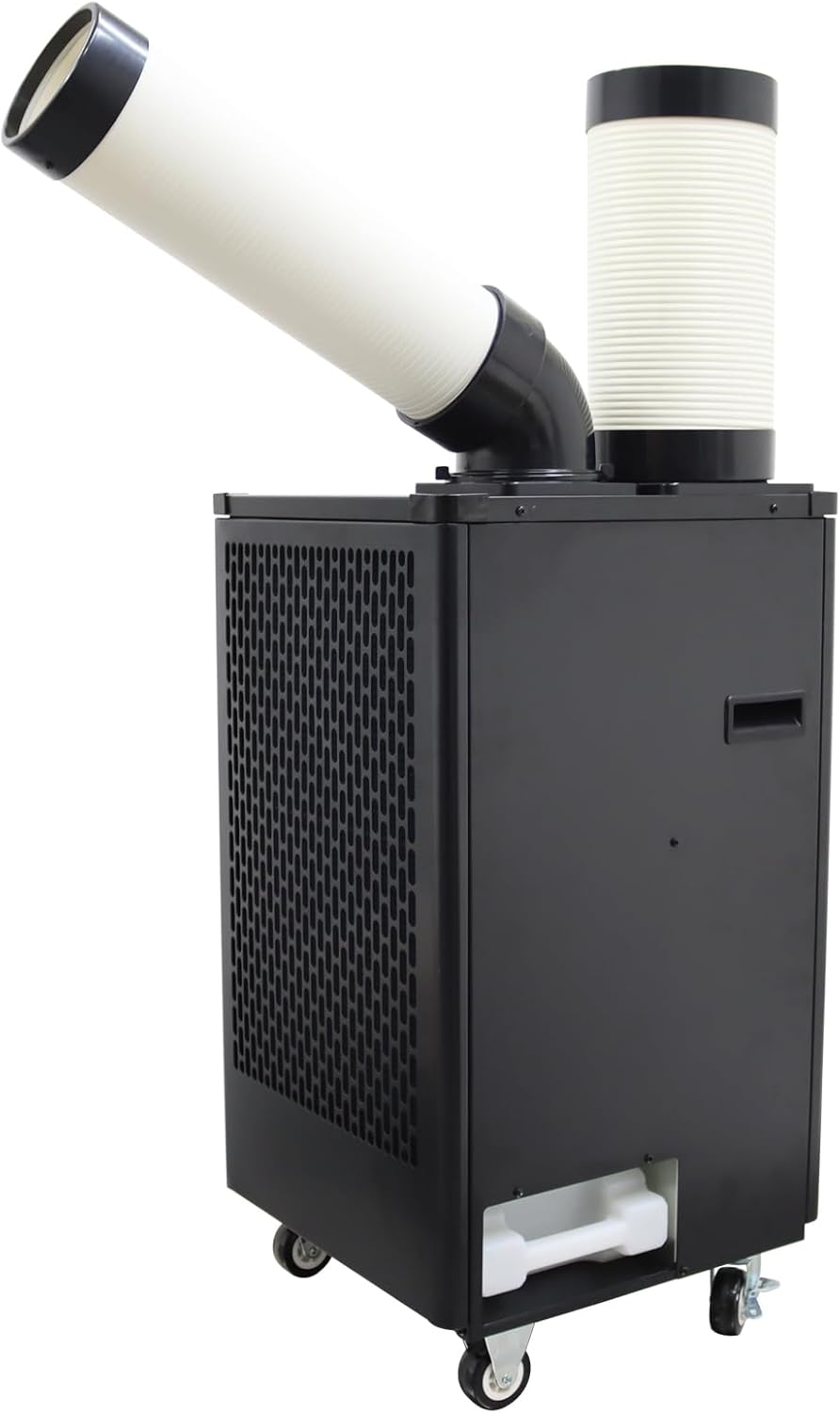 INTSUPERMAI Industrial Air Conditioner Mobile Spot Cooler Air Conditioner Workshop Post Cooling Air Conditioners Single Outlet Mobile Outdoor Cooling Aircon 110V 350-450m³/h