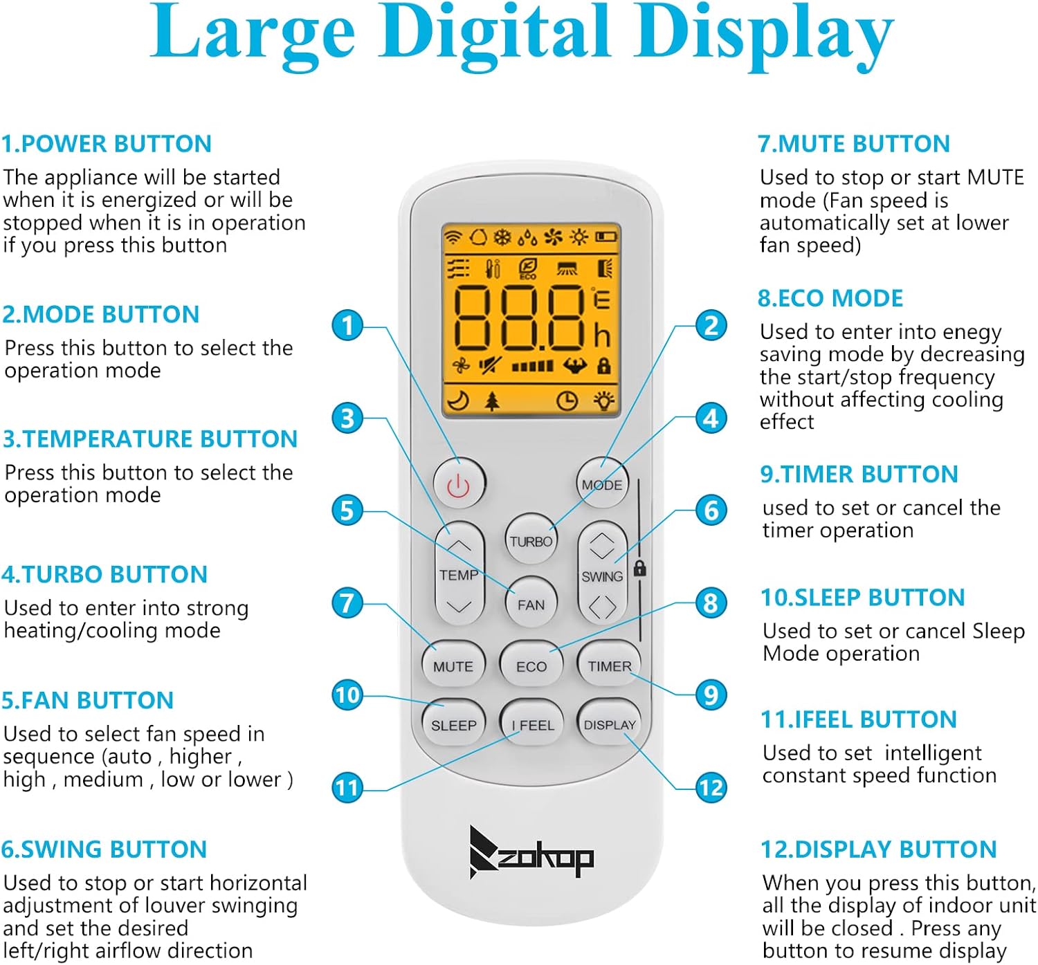 Winado 12,000 BTU Mini Split Air Conditioner Inverter, 21 SEER 230V Energy Saving Split-System AC w/Pre-Charged Condenser, Heat Pump, WIFI Remote Control, Installation Kit, Cools Up to 750 Sq. Ft.