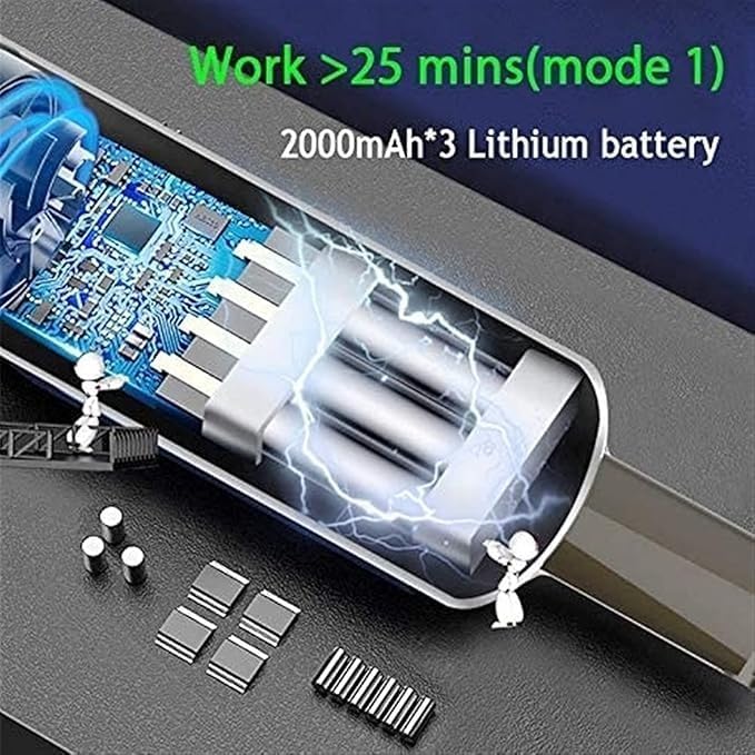 Cordless Vacuum, Handheld Vacuum Cleaner with Power Suction, Rechargeable Wet & Dry Hand Vac for Car/Home/Kitchen, Washable HEPA Filter, Quick Charge