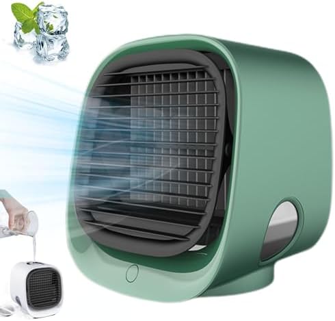 Oribreeze Air Conditioning,Mini Portable Rechargeable Desktop Air Cooler with 3 Wind Speed,Multifunctional Low Noise Air Conditioner for Office,Bedroom,Shcool /1668