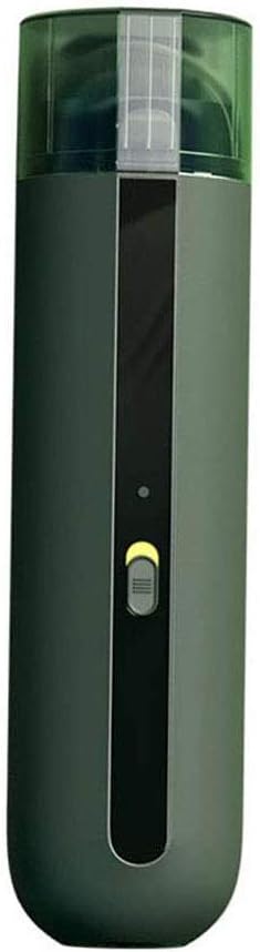 Portable 5000pa 70W Strong Suction Handheld Vacuum Rechargeable Cordless Hand Vacuum Cleaner with Powerful Cycic Suction 2 in 1 Nozzle for Home Car (Color : Green)