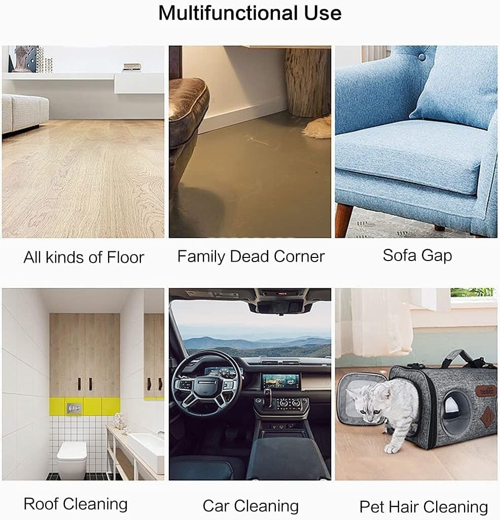 Handheld Vacuum Clean,Upright Vacuum Cleaner Light Weight Cordless Stick Vacuum Cleaner, Powerful Suction Handheld Upright Rechargeable Cordless Vacuum Cleaner with HEPA Filter, Stick Vacuum for Pet H