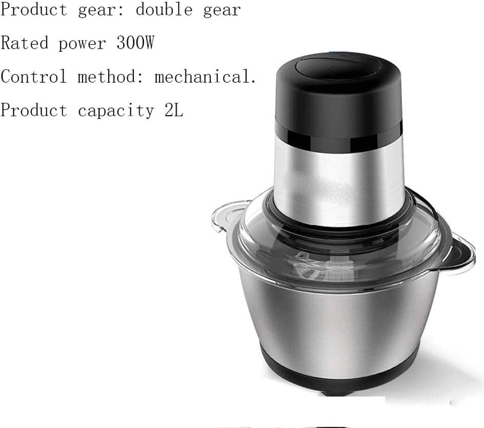 Electric Meat Grinder Machine Stainless Steel Household Electric Food Chopper Mincer Blender Grinder Home Kitchen Food Processor for Meat Fruit