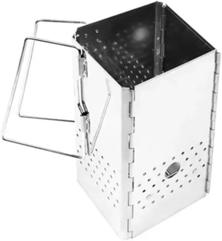 Portable Charcoal Starter Stainless Steel Outdoor Barbecue Grill Fire Folding Carbon Stove BBQ Heating