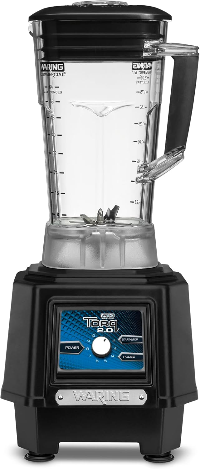 Waring Commercial TBB175P6 TBB175P6-64 Ounce Copolyester Commercial Blender, 64 Ounce Container, Black