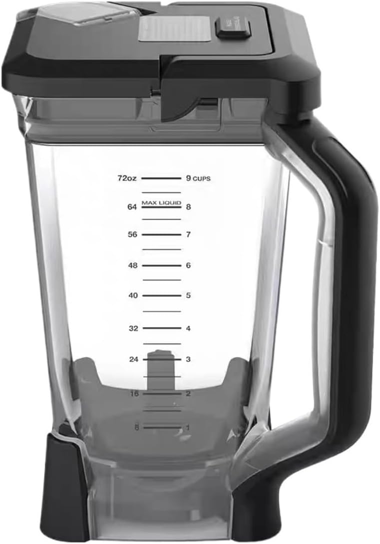 72OZ Blender Cup + Lid + Blade，Compatible With Ninja BL660 BL661 BL770 BL610(Cup-lid)