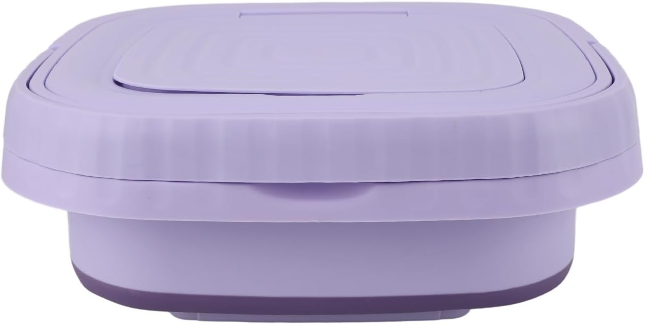 Portable Mini Foldable Washer Powerful Removal for RV Travel 110 to 240V (US Plug)