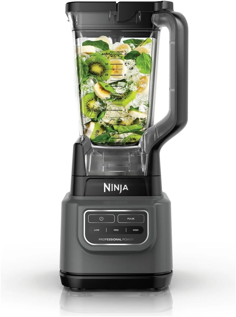 Ninja - Ninja Classic BE200 1000w Blender, 72 oz. Dark Grey