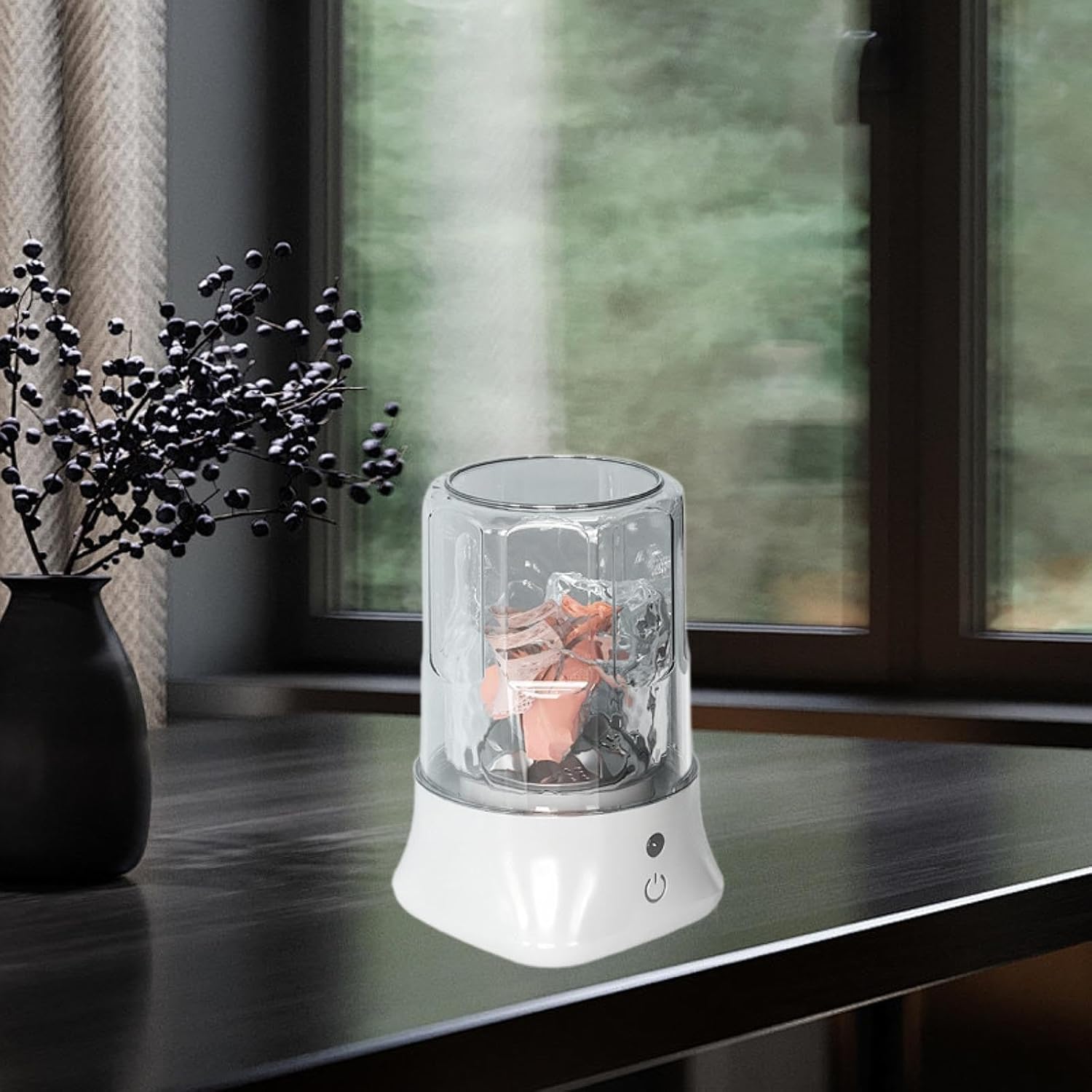 Portable Washing Machine Quick Cleaning Rechargeable 1L Small Washer for Apartment Laundry Baby Clothes Small Items Underwear, white