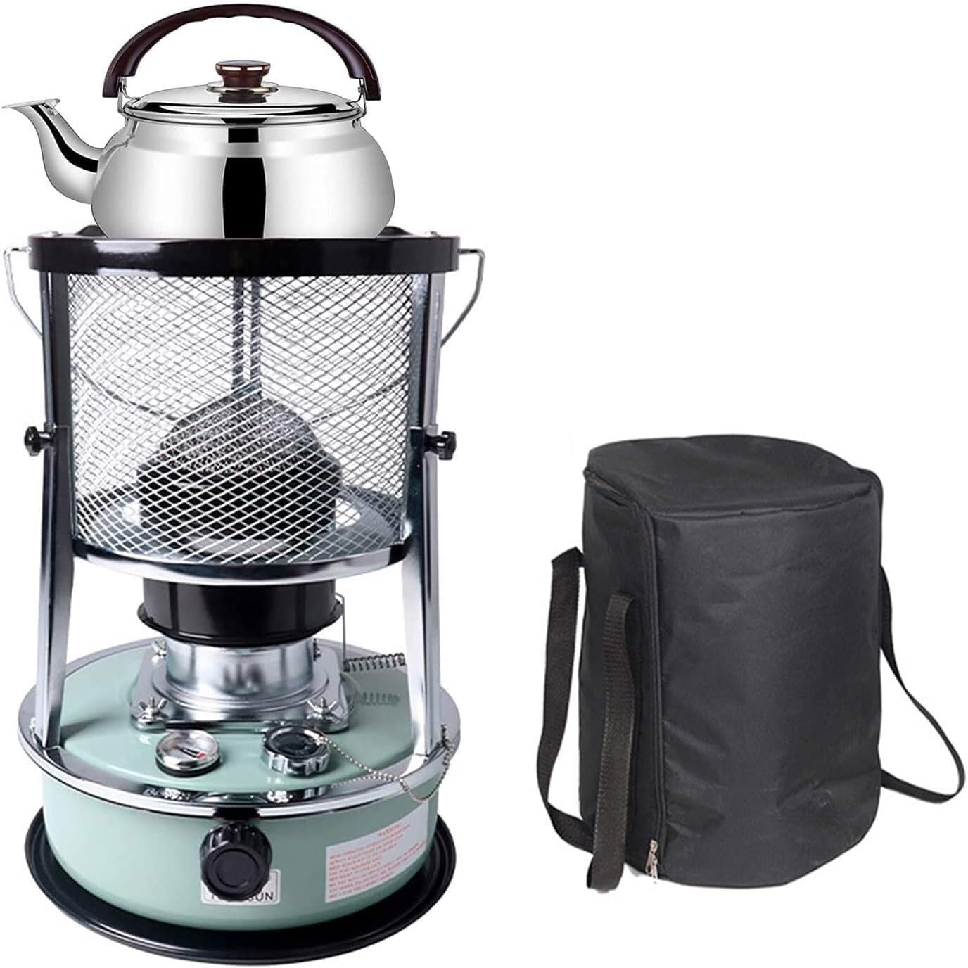 Convection Kerosene Heater 4.6L Outdoor Camping Cooking Stove Portable Oil Heaters Emergency Burner For Backpacking Hiking