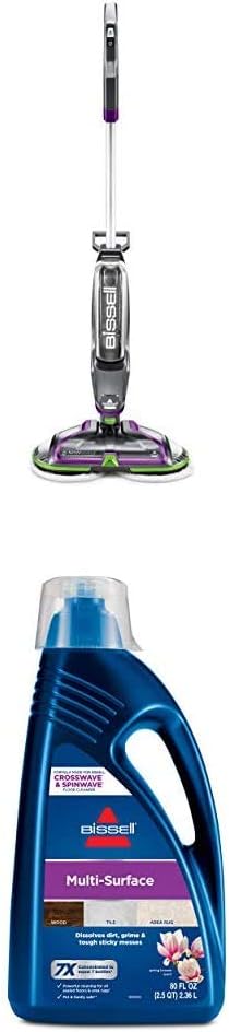 Bissell SpinWave Cordless PET + 80oz Multi Surface Formula