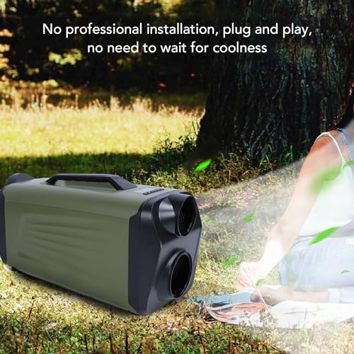 Portable Air Conditioner, Small Air Cooler 500w Cooling Fan Cooling Heating Fan Ac Unit for Rv Dorm Kitchen Rental House Office Camping Portable Fan 6000btu Mini Ac (US