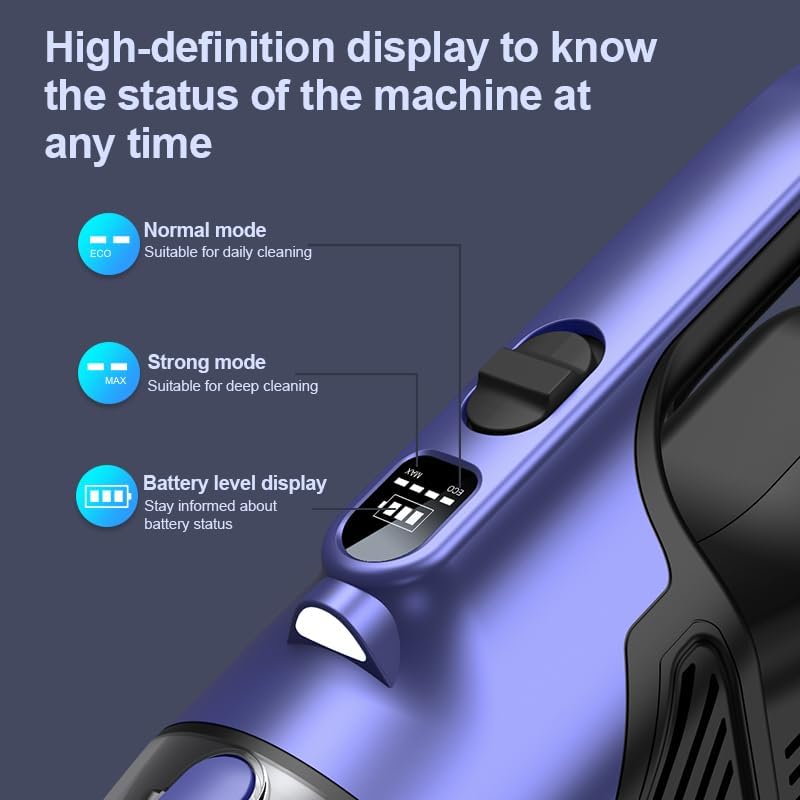 Handheld Vacuum Pet Hair Cordless 10400mah High Power Car Couch Vacuum Rechargeable Portable Hand Held Vacuum Cleaner Machine for Car Home Office & Pet