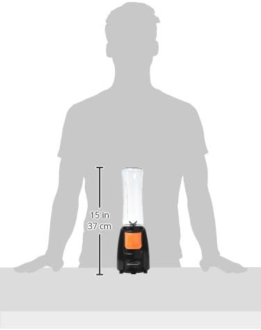 Brentwood Blend to Go Personal Blender with Travel Cup, 20 oz, Black