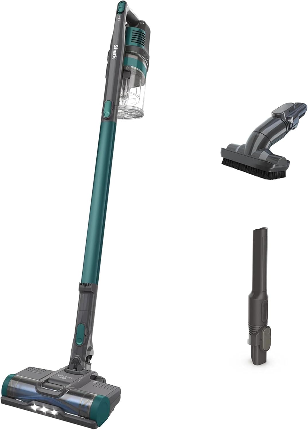 Shark Pet Pro Cordless Lightweight Stick Vacuum Cleaner, Self Cleaning Brushroll, 40 Min Run, Removable Handheld, XL Dust Cup, Relax Green (Renewed)
