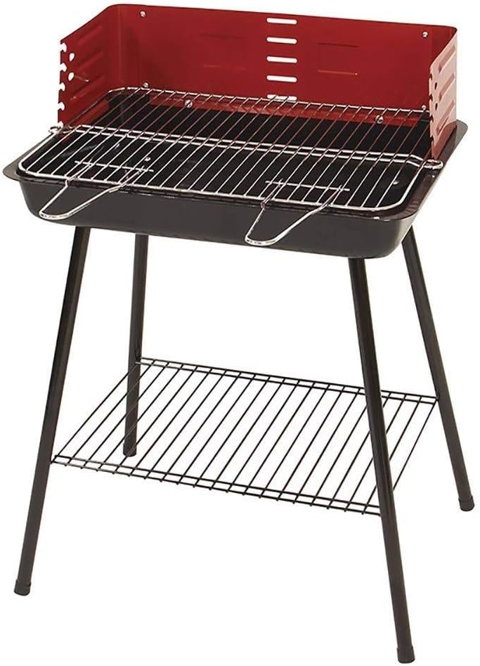 Portable Barbecue Charcoal Grill Stainless Steel BBQ Grill Tool Kits with Carry Bag for Outdoor Camping Hiking Picnics