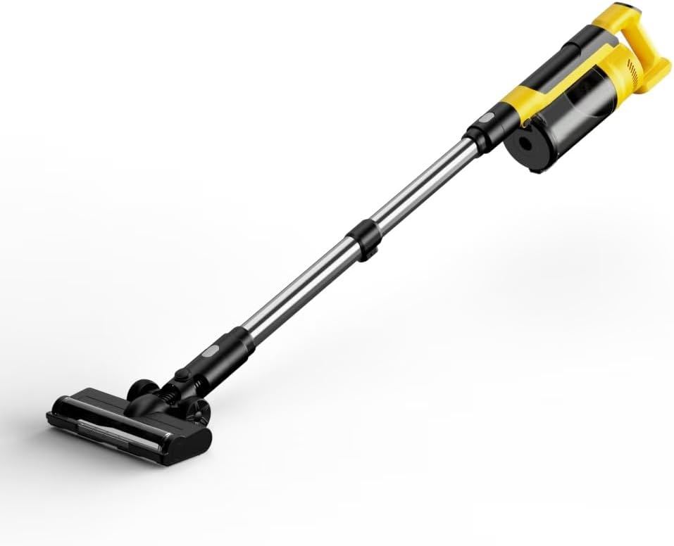 350W Cordless Vacuum Cleaner for Dewalt 20v Battery, 35kPa Brushless Lightweight Stick Vacuum with 3 Mode Suction, 6 in 1 Stick Vacuum Cleaner with HEPA for Floor, Carpet, Car (Battery Not Included)