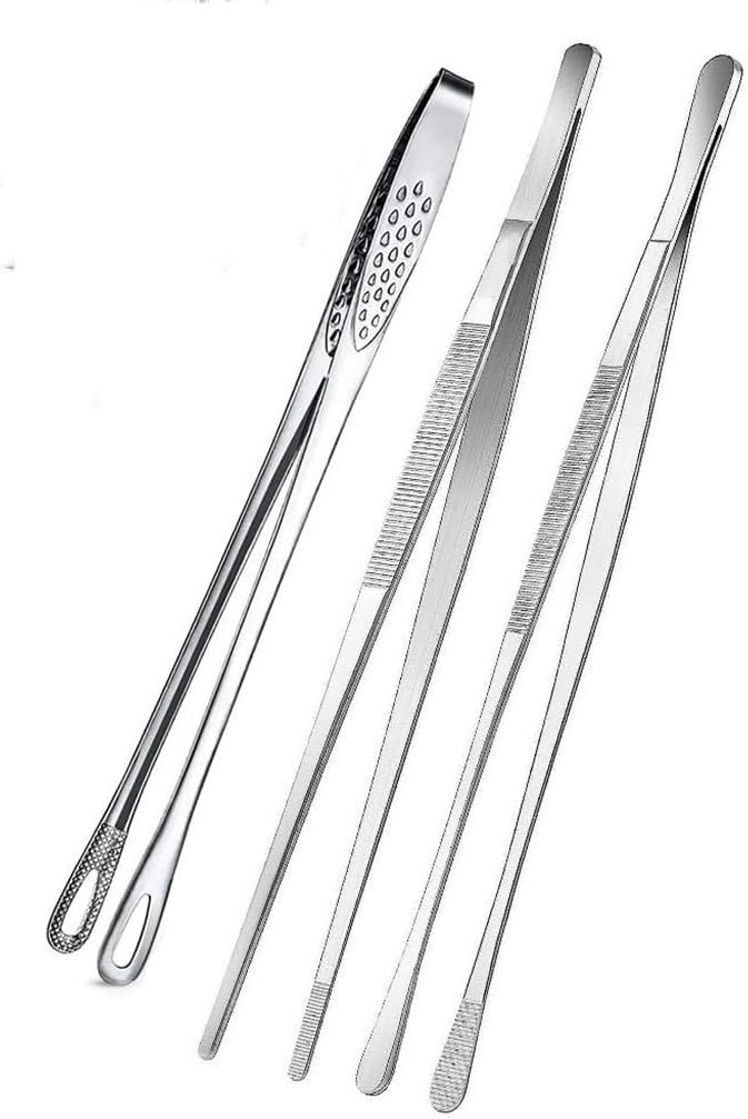 Stainless Steel Food Clip Barbecue Clip Long Clip Cooking Clip Set