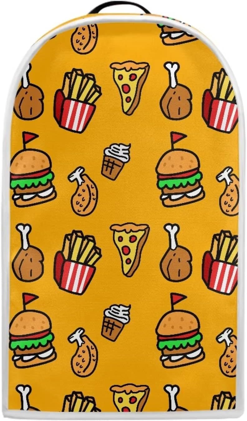 TODIYADDU Cartoon Junk Foods Machine Washable Blender Cover Easy to Clean Cover Stand Mixer Cover Keep Your Food Safe Cover Keep your Kitchen Tidy