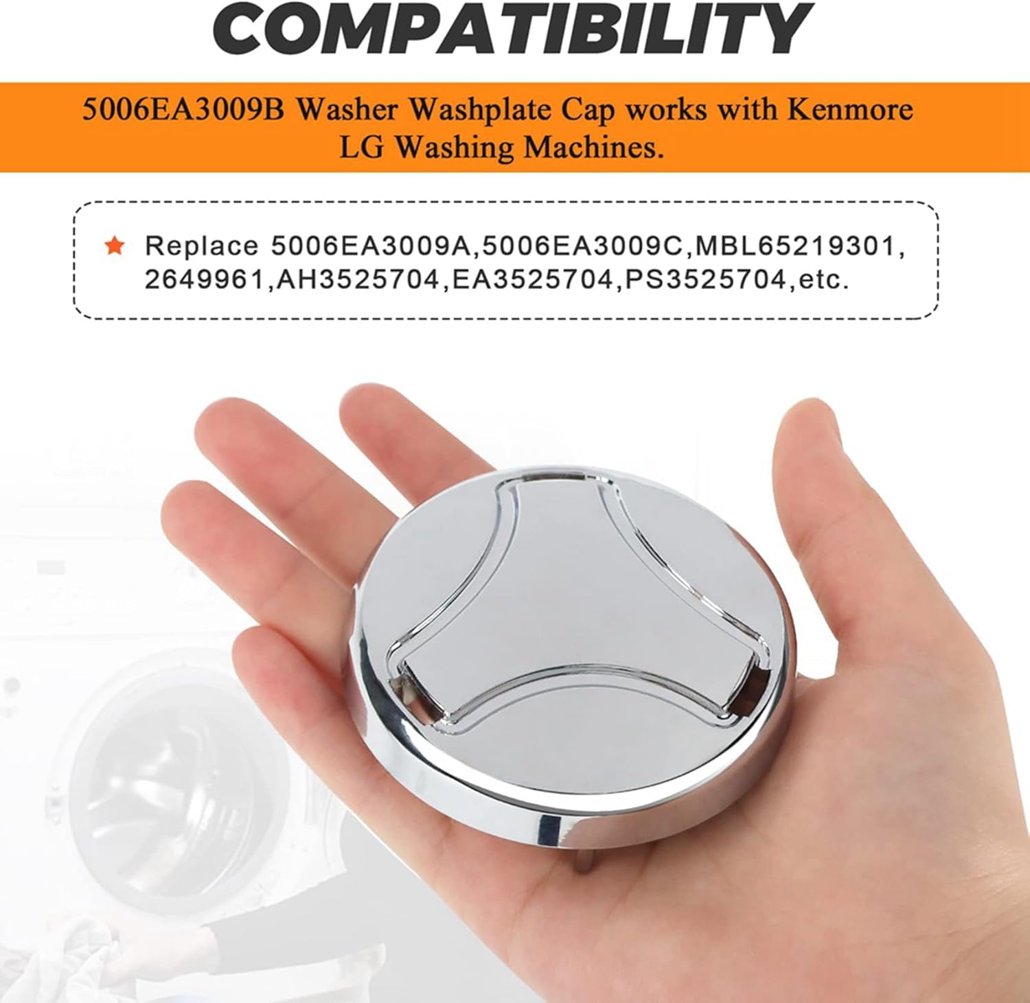 20X 5006EA3009B Washer Pulsator Cap Laundry Appliance Control Knob for Washing Machine Replacement Washer Dryer Control