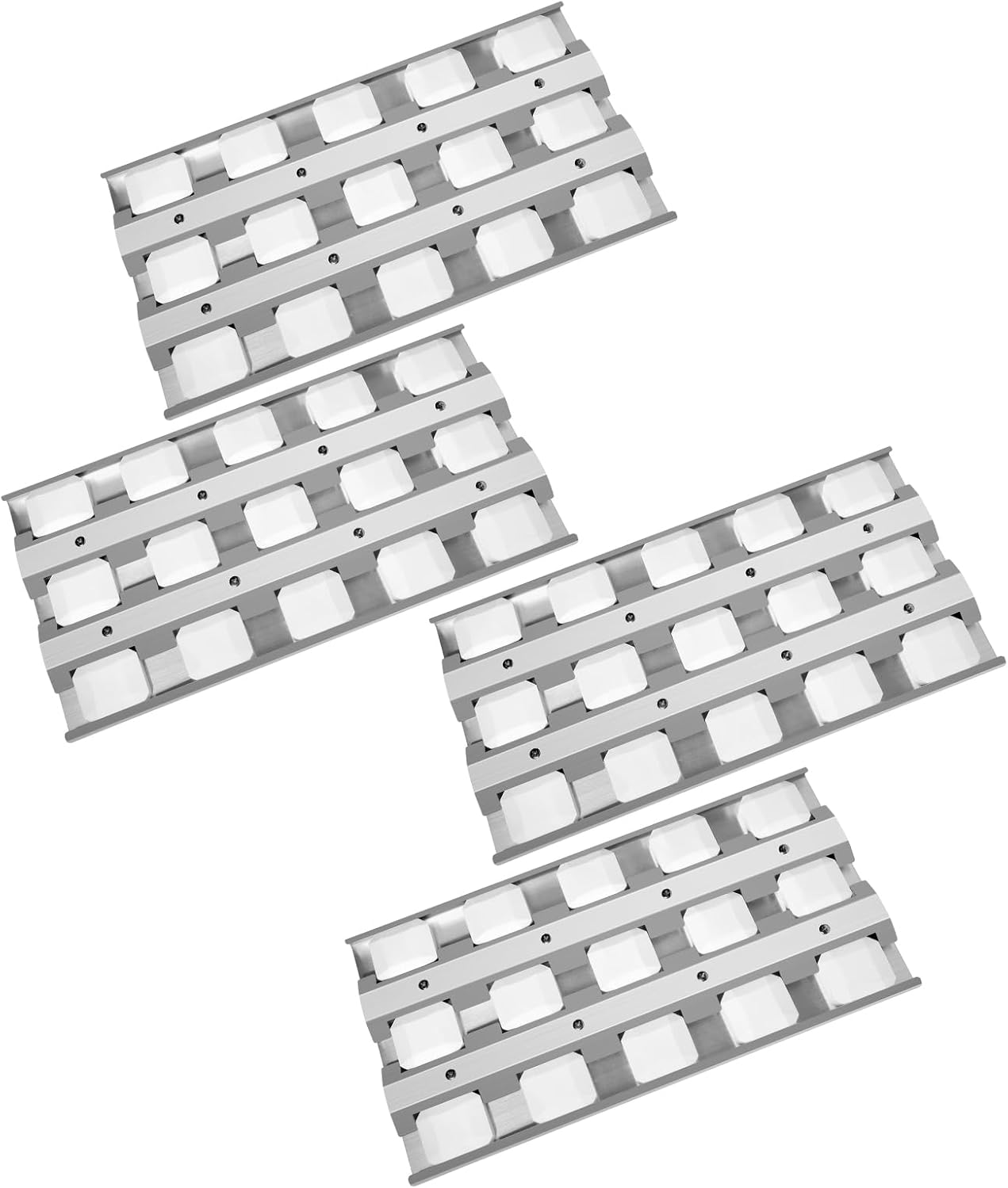 Ceramic Briquette Flame Tamer Set for C2 Model 36-Inch Grills, Set of 4,Heat Plates for Coyote Grill Replacement Parts